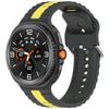 Two-tone Silicone Strap for Samsung Galaxy Watch 8 44mm 40mm Original Bracelet Belt Correa for Galaxy Watch 8 Classic 46mm Band