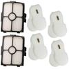 For Shark Vacuum Cleaner Filter Kit for Models HZ4000 HZ4002 HZ4001AMZ HZ3002 HZ3000 Includes 4 Foam and 2 HEPA Filters