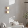 Mid-Century Modern Spanish Alabaster Wall Lamp: Nordic Style for Living Room or Bedroom