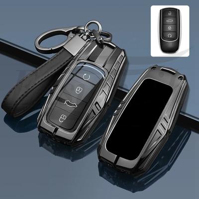 Автомобільний Силіконовий Чохол-Тримач з Цинкового Сплаву для Ключа Chery Tigo 7 8 Pro Max Omoda C5 Tigo 7 8 Plus Arrizo 5 Plus Захисна Сумка для Ключа