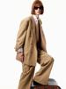 Courbe Double Breasted Blazer (Beige)