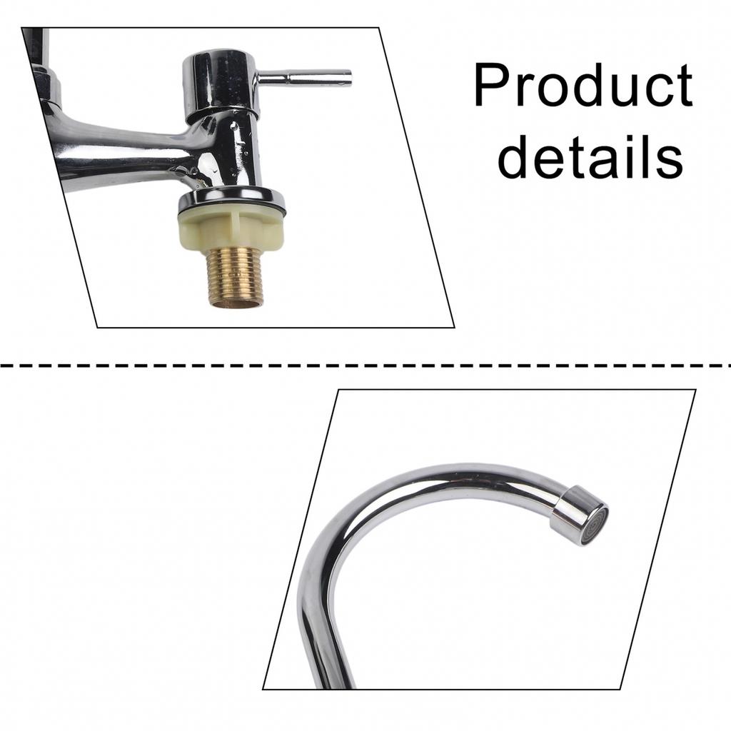 Solid Brass Chrome Construction Hot And Cold Mixing Faucet Hole Deck Basin Sink