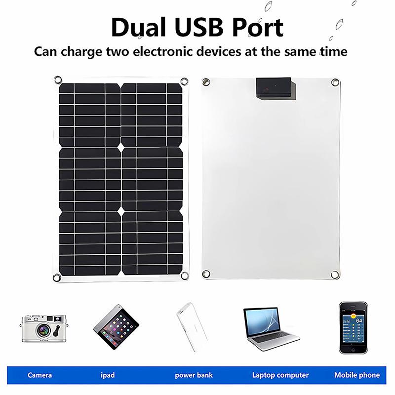 Cross-Border Solar Panel Kit: 20W 12/18V with Controller for Emergency Battery Charging