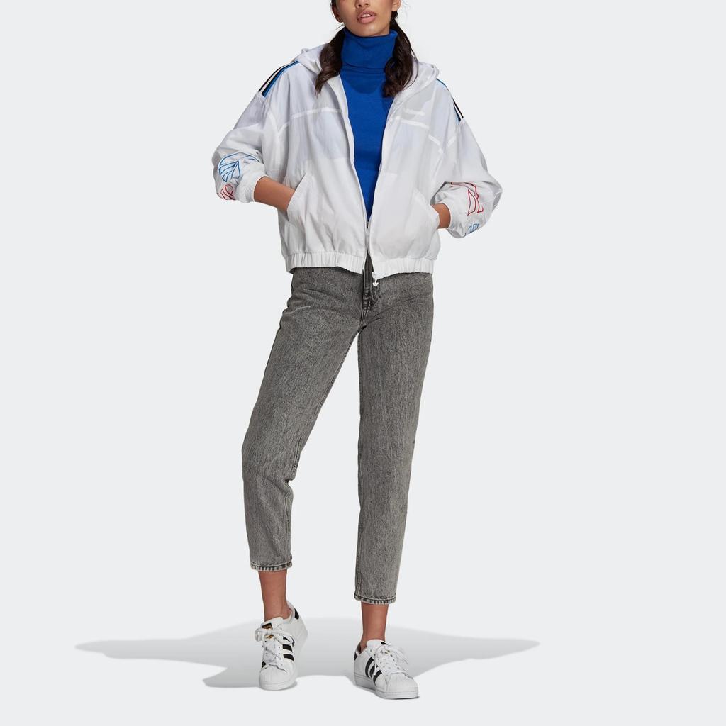 adidas Originals Tricolor Jacket Women's White (Unisex) Jackets GT8472