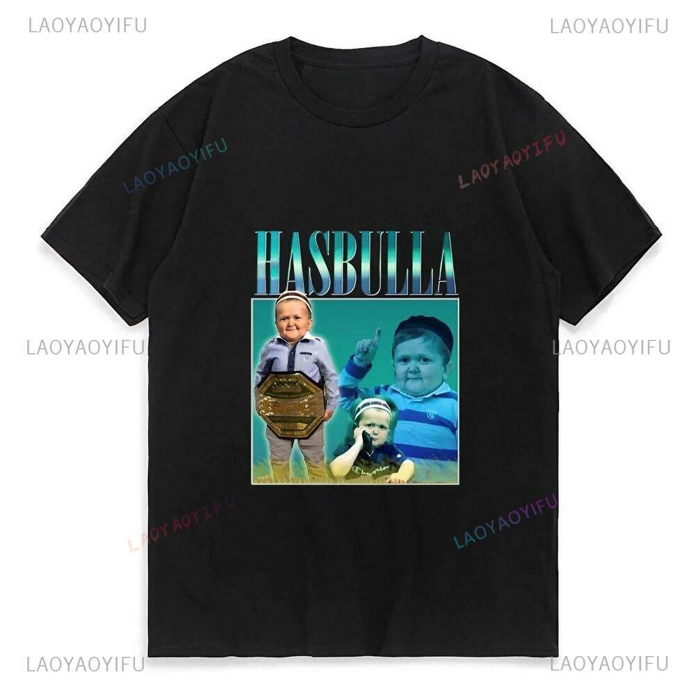 Hasbulla Fighting Meme Funny Jokes Are Humorous Brand New Tagged Unisex Tshirt Anime Clothes Vintage Harajuku T Shirt S
