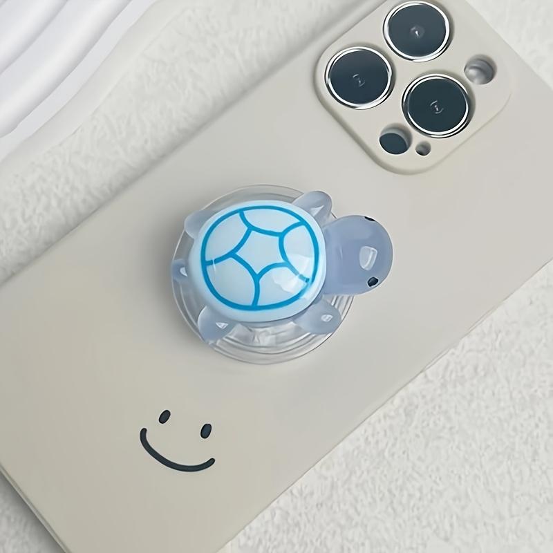 

Portable Cute Turtle Phone Stand | Easy-to-Apply, Small ABS Desk Support for Lazy People, Ideal for Smartphones with Multiple Cameras синий