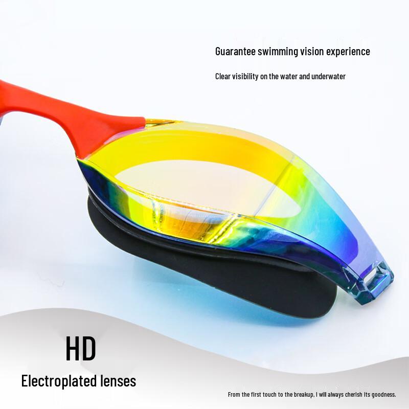 Alliance Messenger Electroplated Racing Swim Goggles