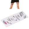 10pcs Temporary Tattoos Paper Individuality Flower Women Girl Fake Tattoo Stickers