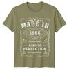 Made In 1966 Unisexs T Shirt 60th Birthday Gift Vintage sixty Year Old