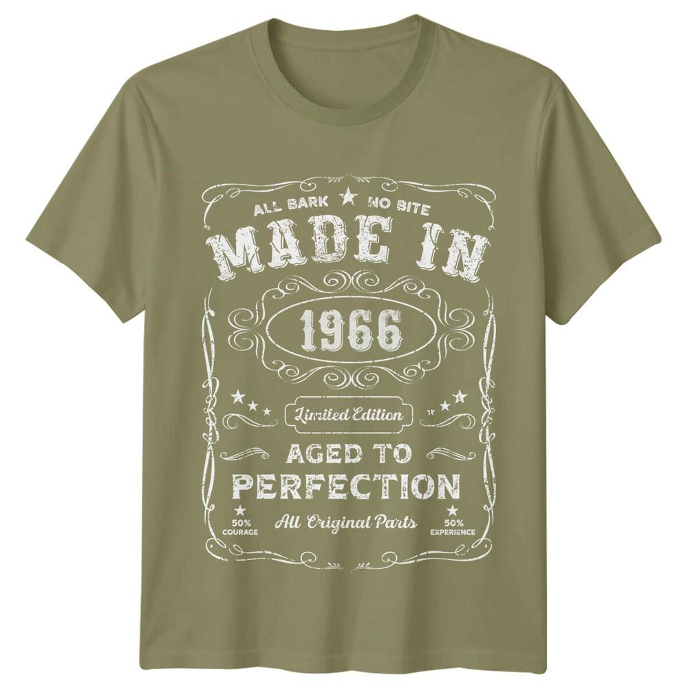 Made In 1966 Unisexs T Shirt 60th Birthday Gift Vintage sixty Year Old