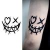 1 Sheet Graffiti Anchor Compass Temporary Tattoos For Adults Hands Necks Ankle, Fake Tattoo Stickers Waterproof Realistic Tatoos