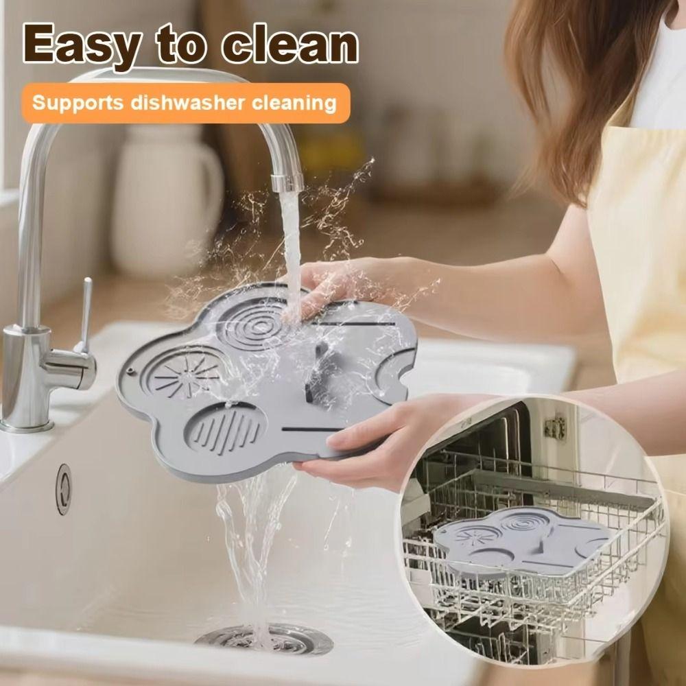 Silicone Material Coffee Tamper Mat Cat Paw Shaped Coffee Powder Press Seat  Coffeeware