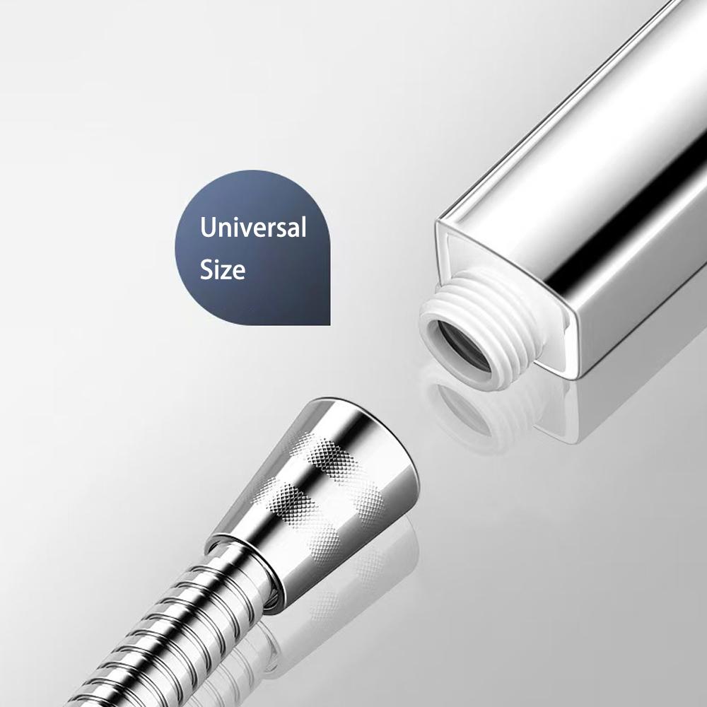 Black 15CM Big Panel 4 Modes Pressure Boost Shower Head High Pressure Large Flow Spray Nozzle Massage Shower Bathroom Accessorie