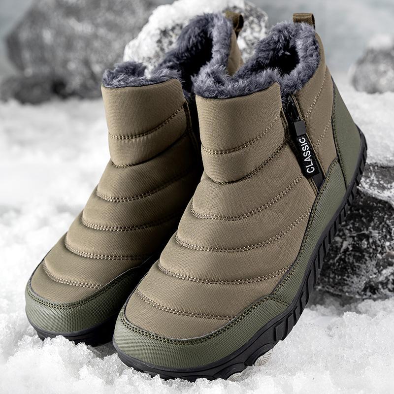 Winter new snow boots sports leisure outdoor hiking shoes large size warm high top cotton shoes
