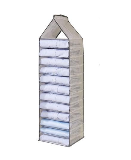 1pc Wardrobe Hanging Storage Bag Cabinet Organizer For Pants Socks T-Shirt Underwear Organizer Hanging Closet Organizer