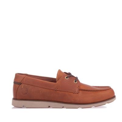 Mens Grafton Bay Leather Boat Shoes
