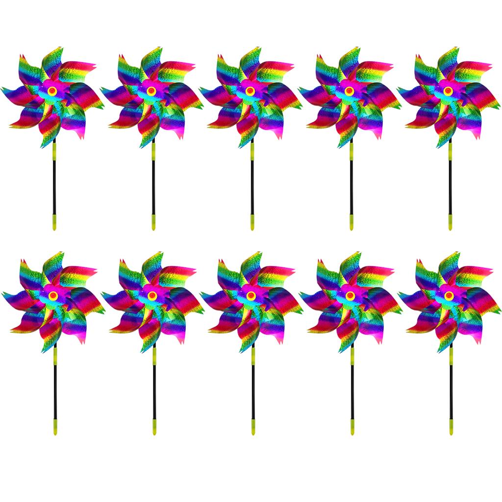 10piece Yard Windmill Bird Repeller Scare Birds Away Effectively Windmill Garden Bird Scare Pinwheel