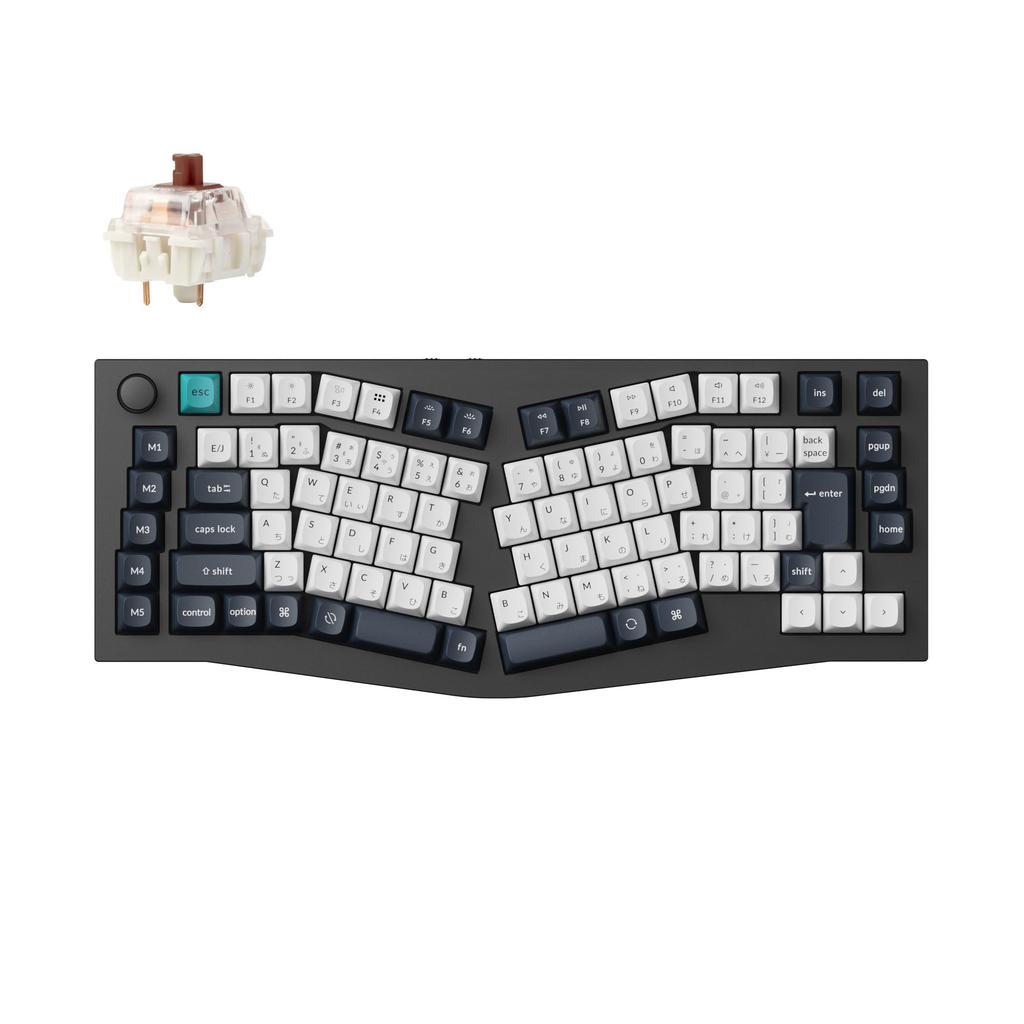 Keychron Q10 Max QMK Wireless Custom Mechanical Alice Bluetooth Wired JIS RGB Gateron Jupiter Mechanical Full for Mac and Windows Gateron Jupiter