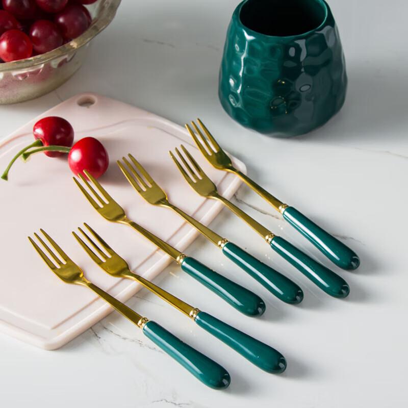 Homeglen Nordic Stainless Steel Fruit Fork Set