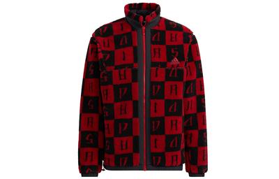 Velvet Jackets Men's Dark Red Stand Collar Moderate H39241
