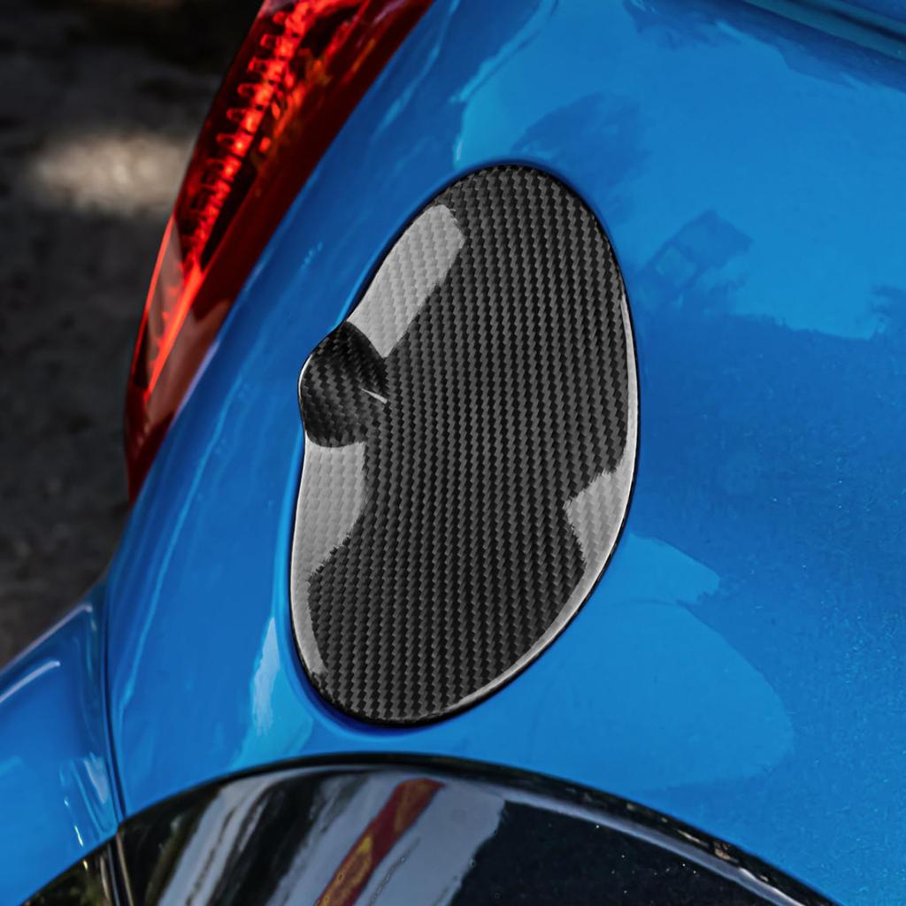 AIRSPEED Carbon Fiber Fuel Tank Cap Cover for Abarth and 695 Customizable Exterior A tape included for easy Perfect as a Carbon 595, 595C, (3rd