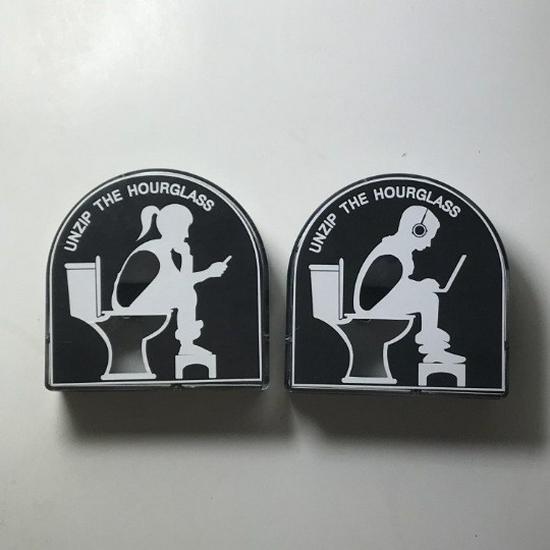 Cross-Border Hourglass Toilet Timer: 5-Minute Decompression & Pressure Relief Device