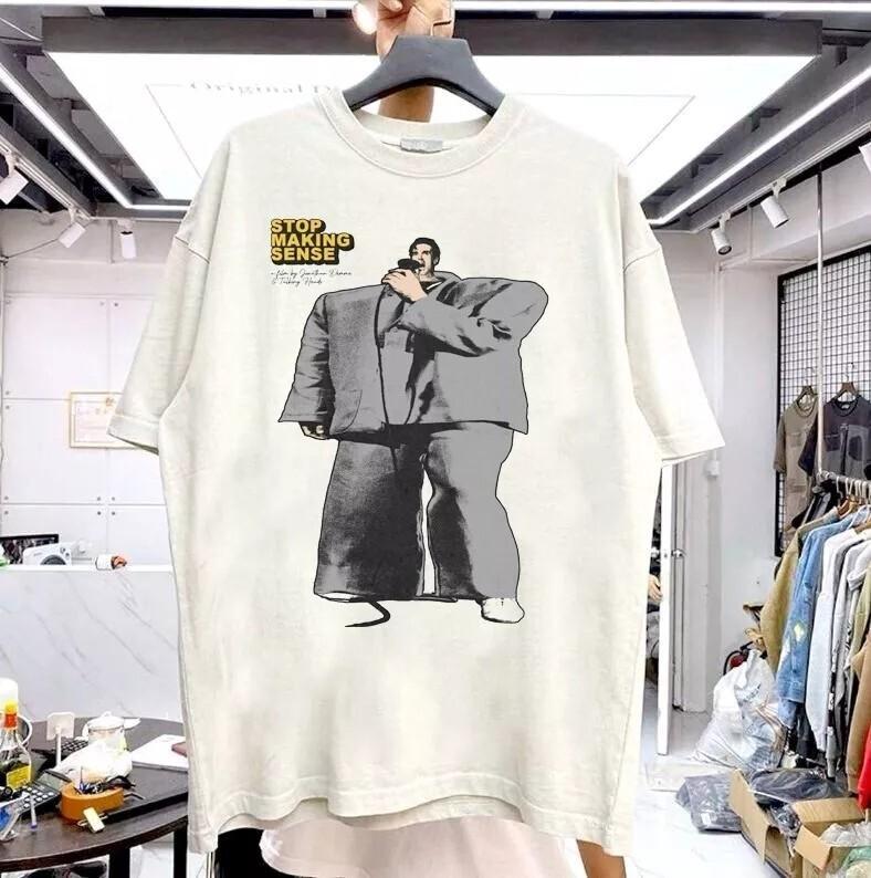 

Stop Making Sense Talking Heads Basic Style White Unisex T shirt Reprint S5XL Unisex T-Shirt S