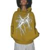 adidas Terrex X And Wander İşbirliği Grafik Baskılı Uzun Kollu Erkek Kapüşonlu Sweatshirt Zeytin Yeşili HN6936
