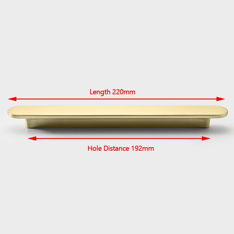NAIERDI Zinc Alloy Cabinet Handles Nordic Gold Black Drawer Knobs Wardrobe Door Handles European Furniture Handle Hardware