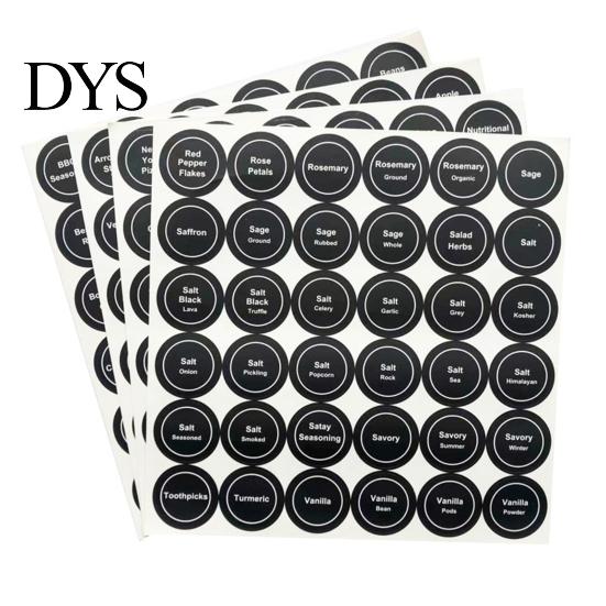Blackboard Tag Sticker 180Pcs Chalkboard Label Exquisite Waterproof Self-adhesive Kitchen Countertop Spice Bottle Marking Daily Use