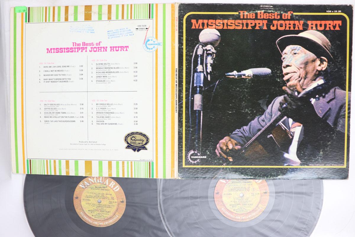 LP Record MISSISSIPPI JOHN HURT Best Of Mississippi John Hurt VSD1920 VANGUARD 1973 US Blues Used