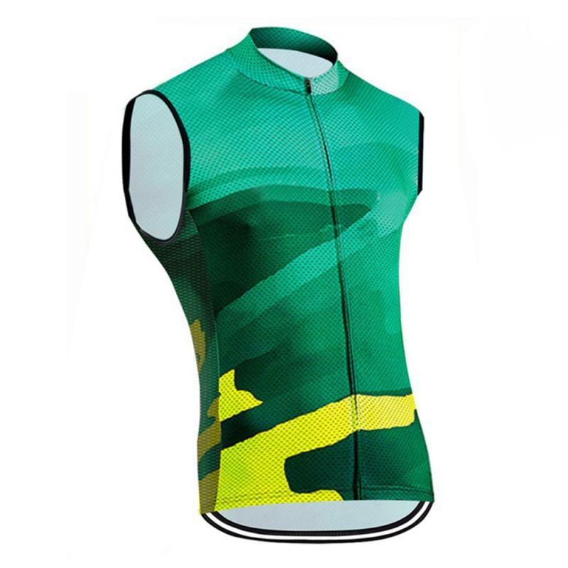 Men Women Cycling Vest Breathable Mesh Jersey Road Bike Riding Sportswear