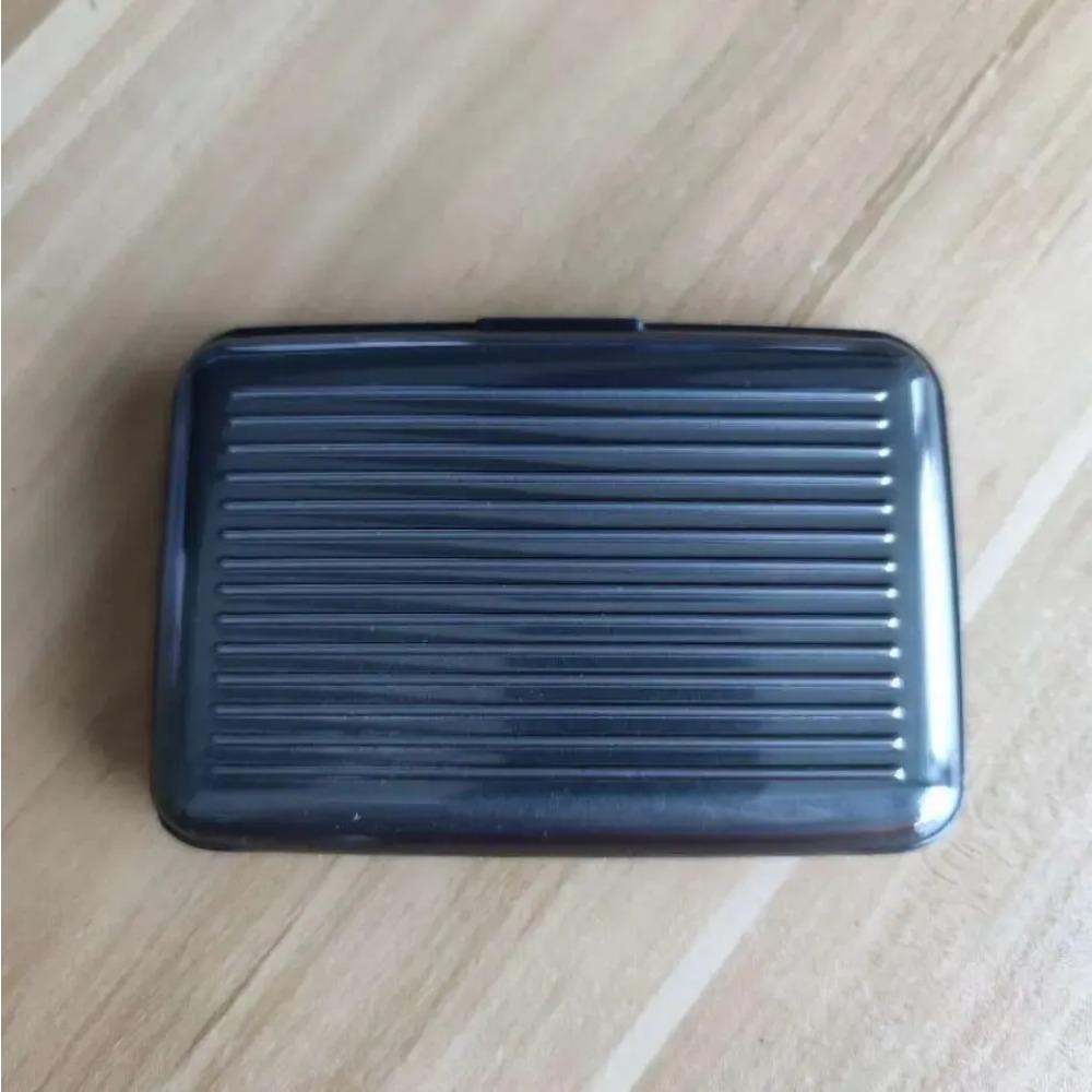 Card Bag Wallet Aluminum Alloy Credit Card Bag Aluminum Shell Commercial Wallet Anti Magnetic Business Card Bags