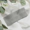 Daily Headband Designer Headband Angel Shushu Simple Ribbed Turban Gray
