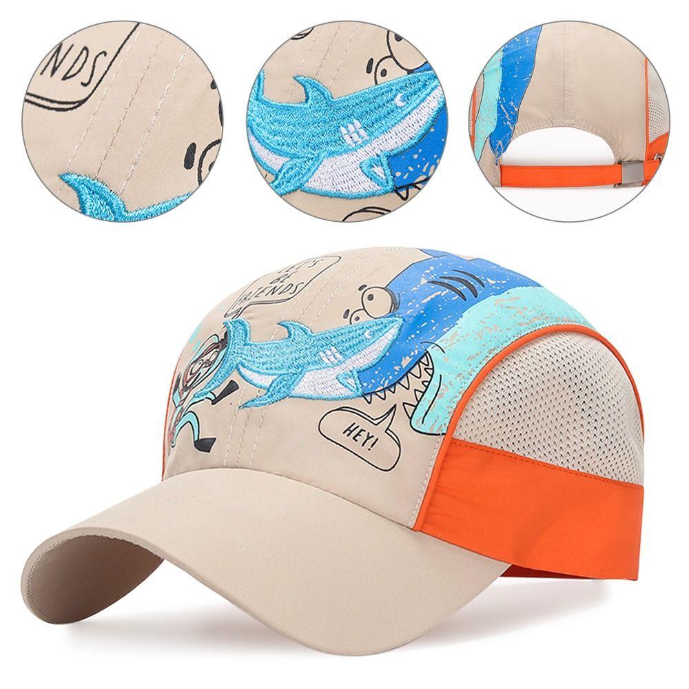 Breathable Sun Hat Mesh Children Snapback Cap Casual Kid Baseball Hat