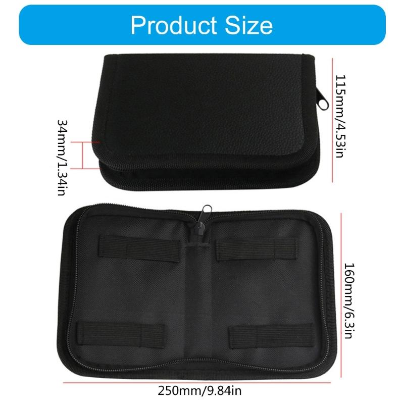 Professional Jewelry Designers Pouch Board Supported Tool Bag for Beading and Crafting Enthusiasts