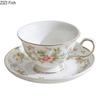 Gold-plated Classical Ceramic Cup&saucer Mugs Dining Table Coffee Mug Milk Cups Afternoon Tea Teacup Fruits Juice Container