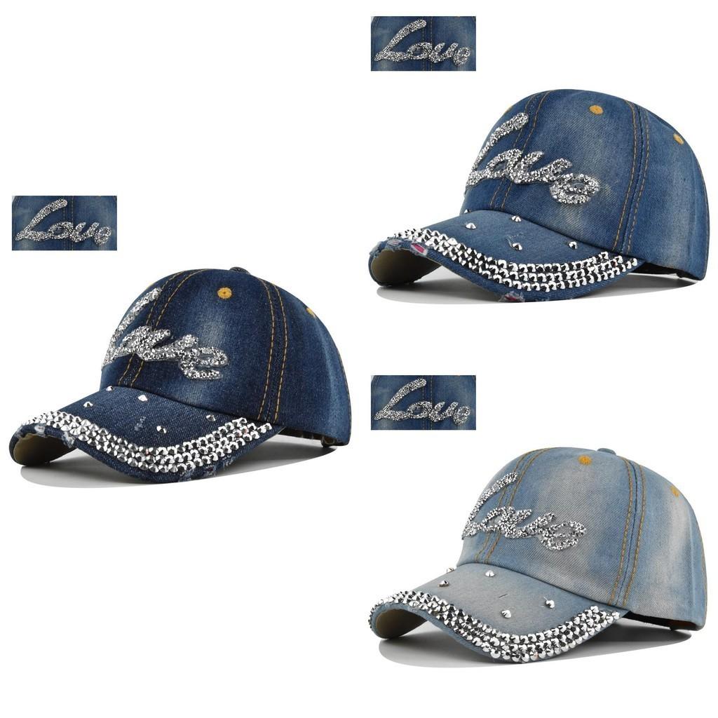 Cowboy Glitter Hat Embellishments Baseball Hat Holes Duck Tongue Sunshade Hat