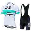 Cycling Suit Summer Men's Road Bike Short Sleeved Set Breathable Quick Drying Cycling Jersey with Sponge Cushion Bib