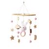 Mobile per culla con campanelli musicali, sonagli, giocattoli in feltro morbido, animali dei cartoni animati, per neonati, Mobili per asilo, Animali del bosco, Giocattoli per culla