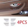 Fit For Benz GLC X253 ABS Silver 4PCS Inner Door Bowl Cover Trim 2016-2020 2021