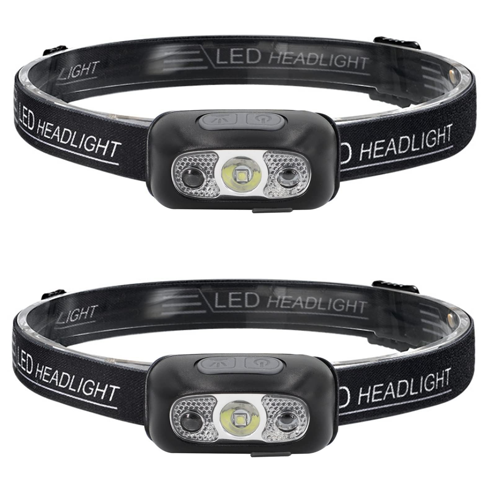 

Налобный светодиодный фонарь Poven 500 люмен с USB-подзарядкой для улицы IPX5 Компактный налобный фонарь с SOS Высокая регулировка на 45 градусов Идеально подходит для аварийных ситуаций и питания чёрный