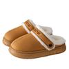 New Women's Heel Shoes, Indoor Anti-slip, Warm, Soft-soled, Silent Cotton Slippers