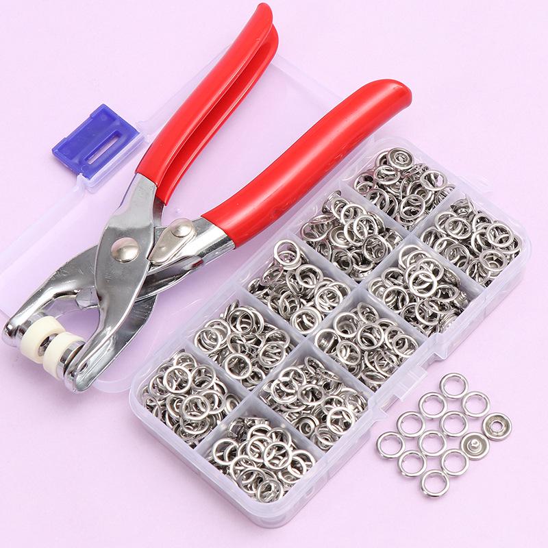 Hand-Pressed Multi-Functional Concealed Buckle Tool Set for Baby - Stainless Steel