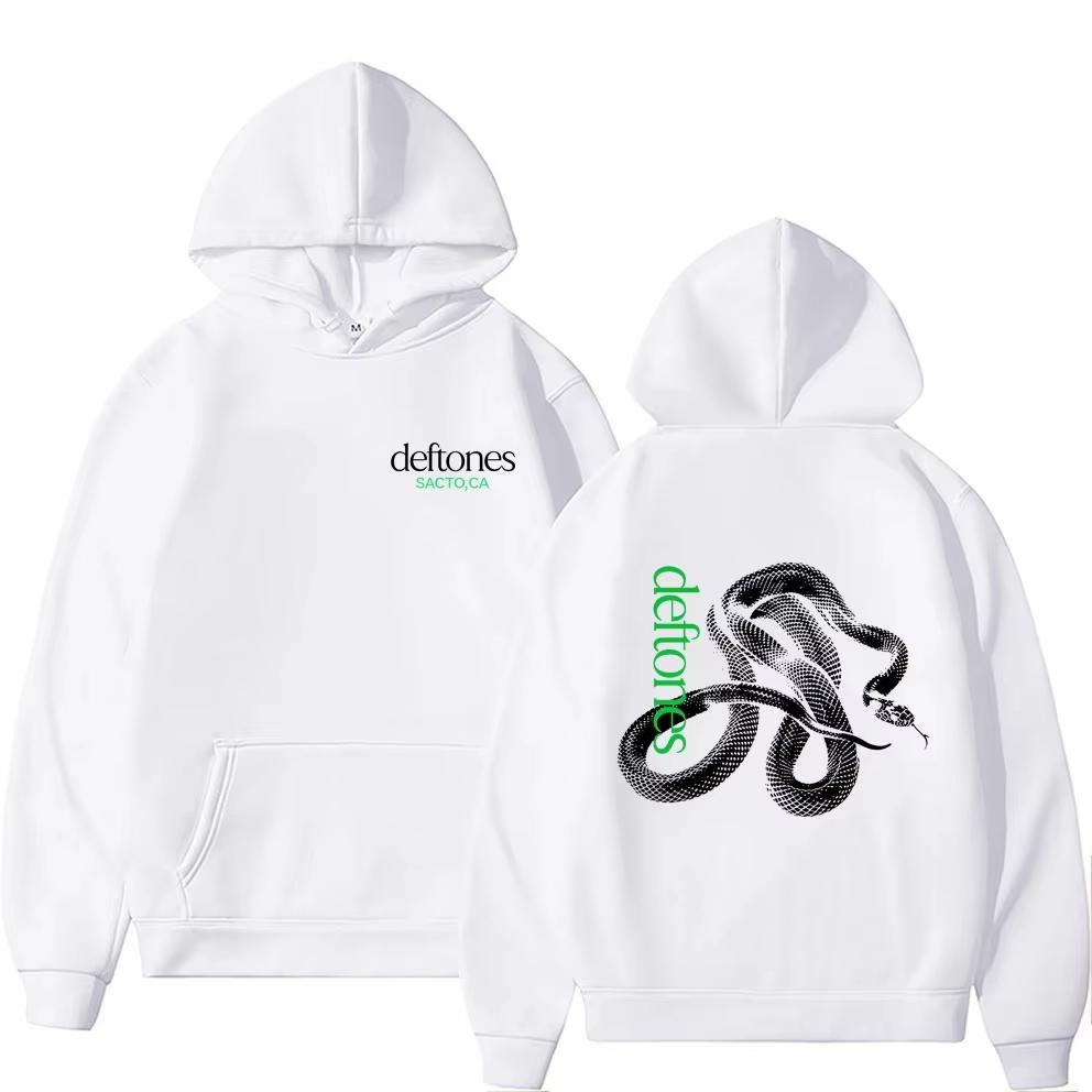 Rock Band Deftones Private Music Snake Graphic Hoodie Men Women Clothing Alternative Heavy Metal Hoodies Pullover