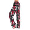 Women's Casual Loose Fit Pants with Elastic Waist, Printed Sleep Pants