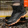 New High Cylinder Protective Shoes with Anti Slip and Wear-resistant European Standard Steel Toe Anti Smashing and Anti Piercing
