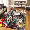 Demon Slayer Carpet Rug For Living Room Bedroom Home Sofa Decoration Kids Play Nonslip Floor Mat