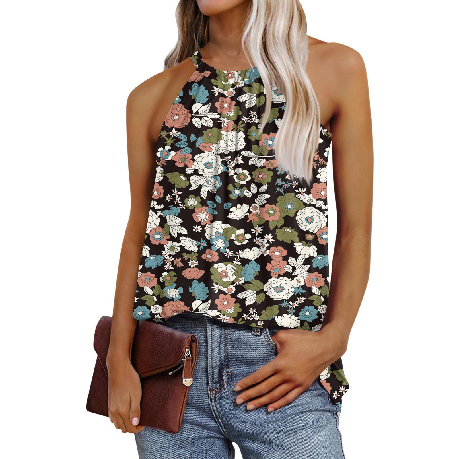 

Летний женский жилет, плиссированный однотонный свободный топ без рукавов, летний жилет, базовый повседневный свободный жилет S