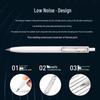 UNI Mitsubishi uniballOne Click-Action Ballpoint Pen, Earth Texture Edition, Black Ink, 0.5mm